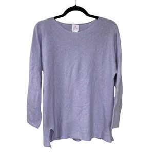 B BETTA Wool Cashmere Silk Sweater Lavender M